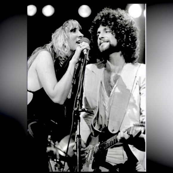 STEVIE NICKS 1970s Lindsey Buckingham Onstage FLEETWOOD MAC 8X0 FRAMED 
PHOTO - Picture 1 of 7